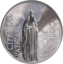 images/categorieimages/Vaticaan 5 euro 2004 150e herdenkingsdag Ontvangenis.jpg